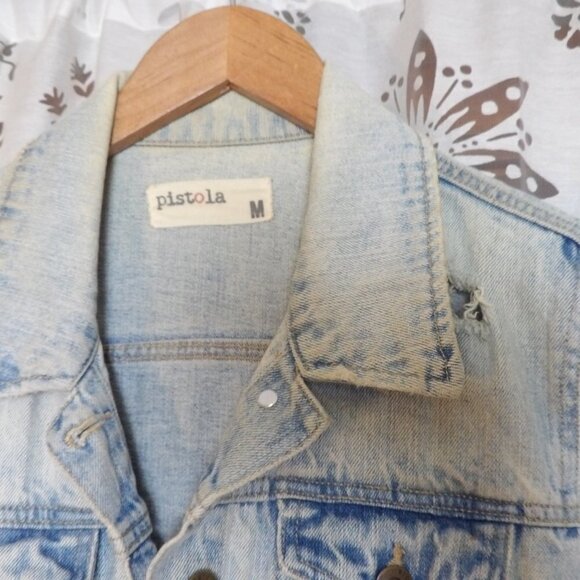Distressed Denim Jacket - Picture 4 of 7